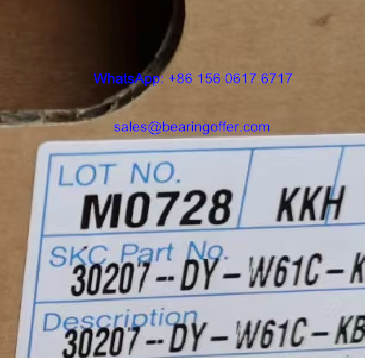 30207-DY-W61C Transmission Bearing 35x72x18.25 Roller Bearing 30207-DY-W61 - Stock for Sale