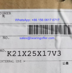 K21X25X17V3 Needle Roller Bearing K21X25X17 Rolling Bearing - Stock for Sale