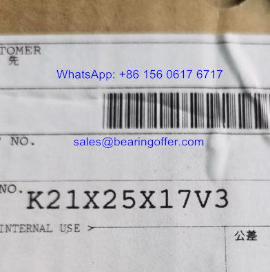 K21X25X17V3 Needle Roller Bearing K21X25X17 Rolling Bearing - Stock for Sale