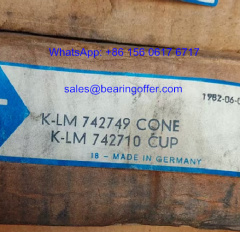 K-LM742749/K-JLM742710 Transmission Bearing LM742749 Roller Bearing LM742710 - Stock for Sale