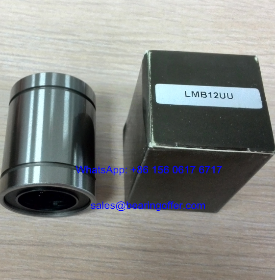 LMB12UU Linear Bushing Bearing LMB12 Linear Ball Bushing LMB12-UU - Stock for Sale