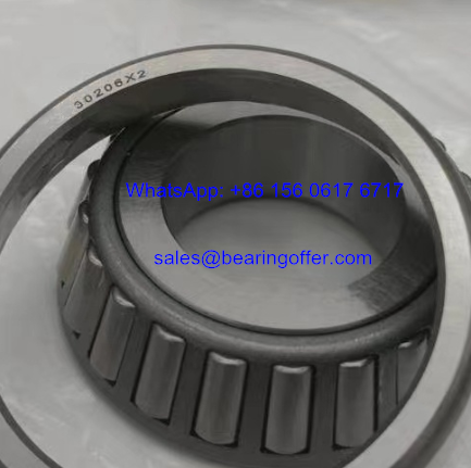 30206X2 Transmission Bearing 30x62x16.7 Roller Bearing 30206X2B - Stock for Sale