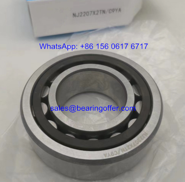 NJ2207X2TN/C9YA Gearbox Bearing NJ2207X2TN Roller Bearing NJ2207X2 - Stock for Sale