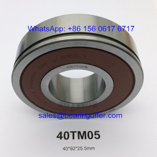 40TM05 Japan Gearbox Bearings 40x92x25.5mm - Stock for Sale