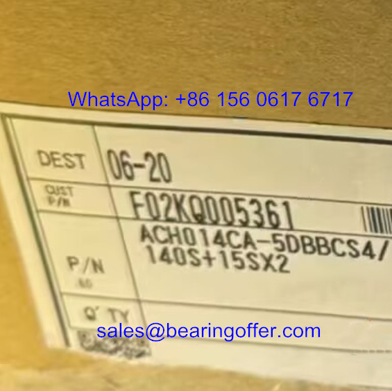 ACH014CA-5DBBCS4/Z FG P4 Spindle Bearing ACH014CA-5 Ball Bearing - Stock for Sale