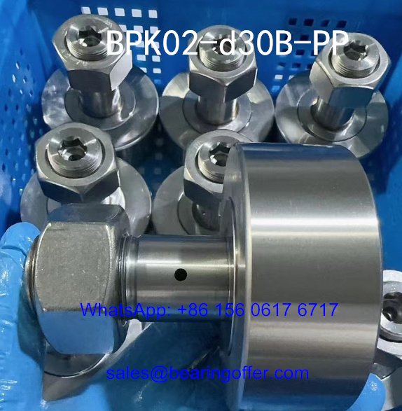 BPK02-d30B-PP Stainless Cam Follower 30x85x100 Roller Bearing BPK02d30BPP - Stock for Sale