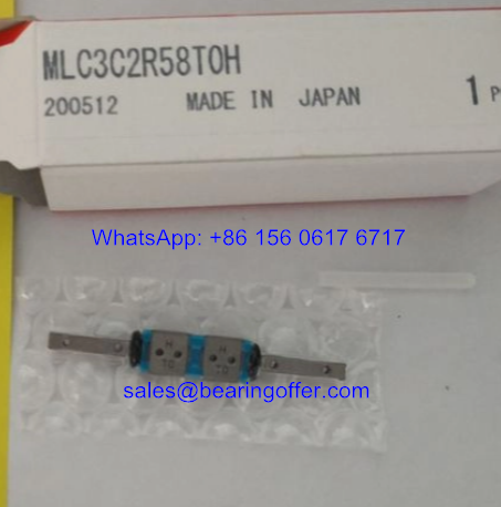MLC3C3R58T0H Linear Rail Carriage 3x8x11.5 Guide Block MLC3 - Stock for Sale