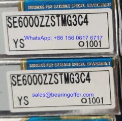 SE6000ZZSTMG3C4 Deep Groove Ball Bearing 10x26x8 Rolling Bearing - Stock for Sale