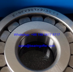 E-NFV307X2/30 C3 Gearbox Bearing NFV307X2/30 Roller Bearing - Stock for Sale