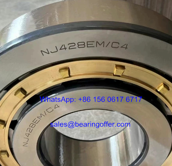 NJ428EM/C4 Cylindrical Roller Bearing 140x360x82 Rolling Bearing - Stock for Sale