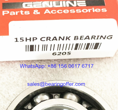 6205 15HP Motor Crank Bearing 25x52x15 Ball Bearing - Stock for Sale