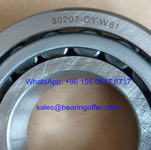 30207-DY-W61C Transmission Bearing 35x72x18.25 Roller Bearing 30207-DY-W61 - Stock for Sale