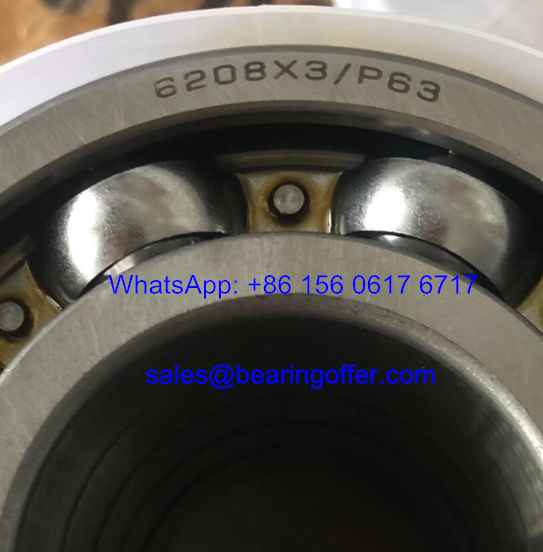 6208X3/P63 Automobile Bearing 40x81x17 Ball Bearing 6208X3 - Stock for Sale