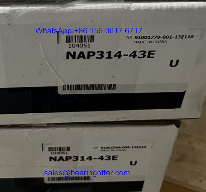 NAP314-43E Pillow Block Bearing P314E Housing NA314-43 Ball Bearing - Stock for Sale