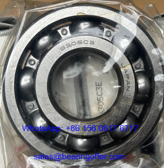 6305C3 Deep Groove Ball Bearing 25*62*17 Rolling Bearing 6305/C3 - Stock for Sale