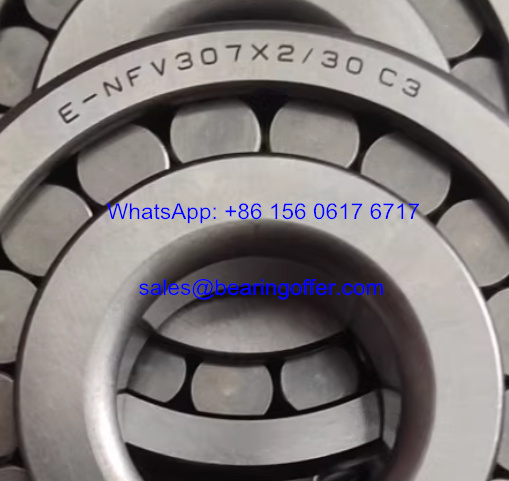 E-NFV307X2/30 C3 Gearbox Bearing NFV307X2/30 Roller Bearing - Stock for Sale