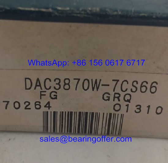 DAC3870W-7CS66 Wheel Bearing 38x70x38 Ball Bearing DAC3870W-4 - Stock for Sale