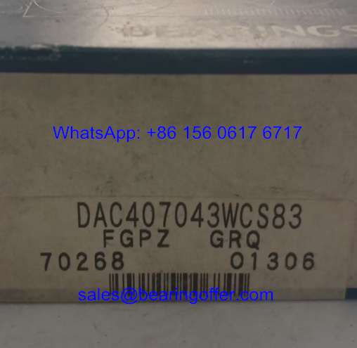 DAC407043W Wheel Bearing 40x70x43 Ball Bearing DAC407043WCS83 - Stock for Sale