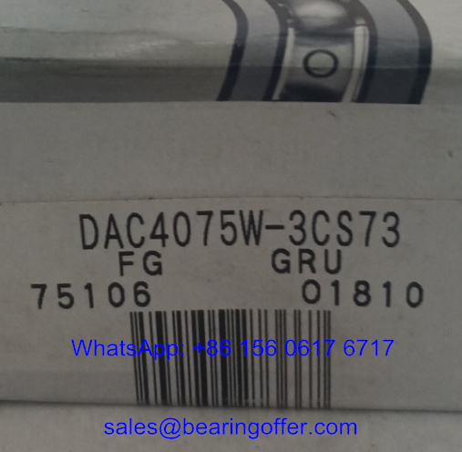 DAC4075W-3CS73 Wheel Bearing 40x75x39 Ball Bearing DAC4075W-3 - Stock for Sale