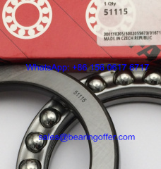 51115 Thrust Ball Bearing 75x100x19 Ball Bearing - Stock for Sale