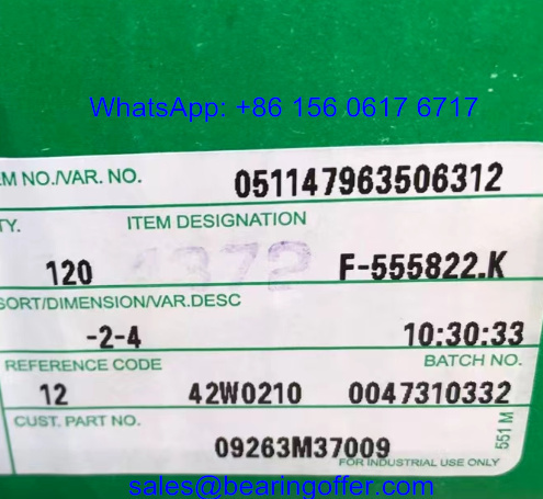 F-555822 Automotive Bearing F-555822.K Roller Bearing - Stock for Sale