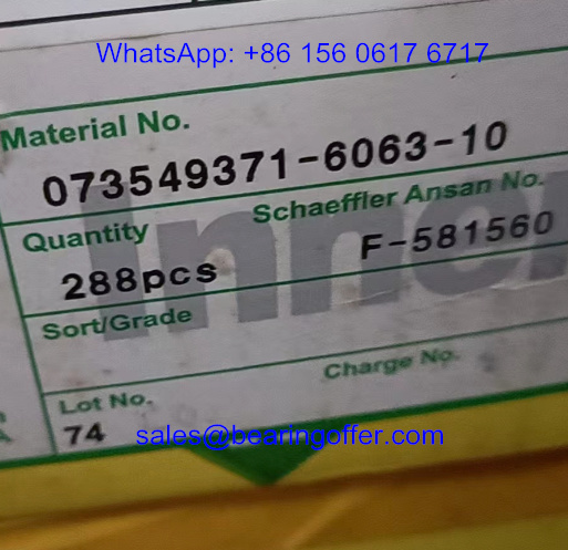 F-581560 Automotive Bearing 073549371-6063-10 Rolling Bearing - Stock for Sale