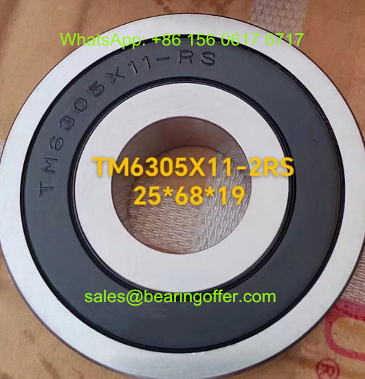 TM6305X11-RS Automobile Bearing 25x68x19 Ball Bearing TM6305X11-2RS - Stock for Sale