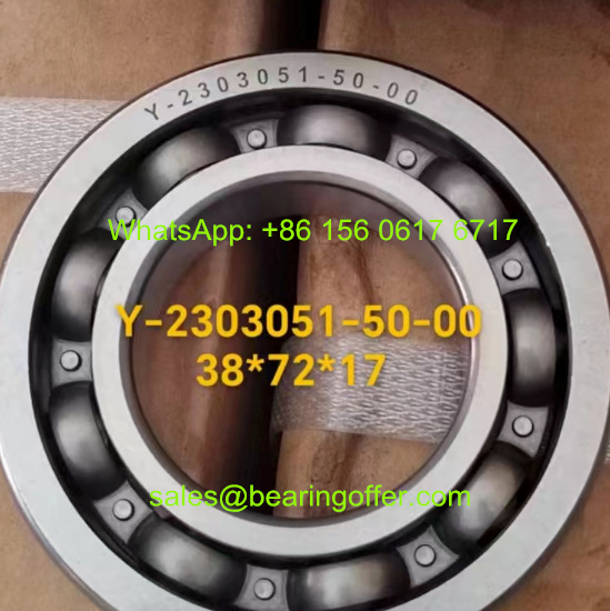 Y-2303051-50-00 Gearbox Bearing 38x72x17 Ball Bearing Y2303051-50-00 - Stock for Sale