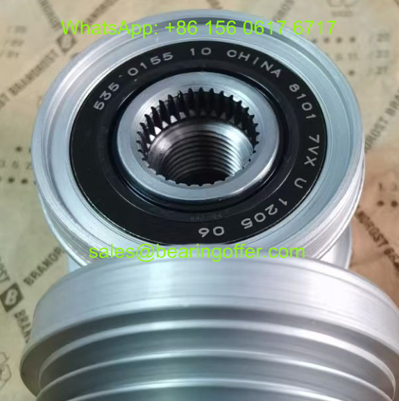 535 0155 10 Alternator Pulley Bearing 535015510 Clutch Bearing - Stock for Sale