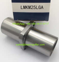 LMKM25LGA Flange Linear Bearing 25x40x112 Ball Bearing LMKM25L - Stock for Sale
