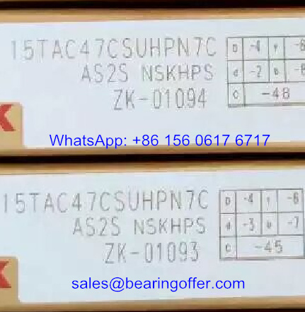 15TAC47CSUHPN7C Ball Screw Support Bearing 15x47x15 Ball Bearing - Stock for Sale