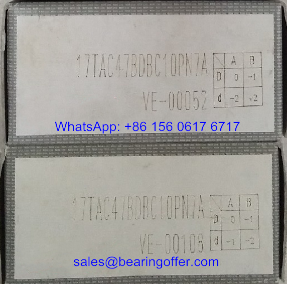 17TAC47BDBC10PN7A Ball Screw Support Bearing 17x47x30 Ball Bearing - Stock for Sale