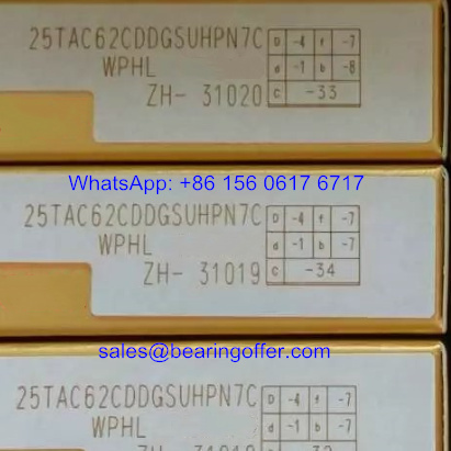 25TAC62CDDGSUHPN7C Ball Screw Support Bearing 25*62*15 Ball Bearing - Stock for Sale