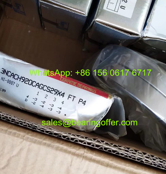 3NCACH920CAGCS29X4 FT P4 Spindle Bearing 3NCACH920 Ball Bearing - Stock for Sale
