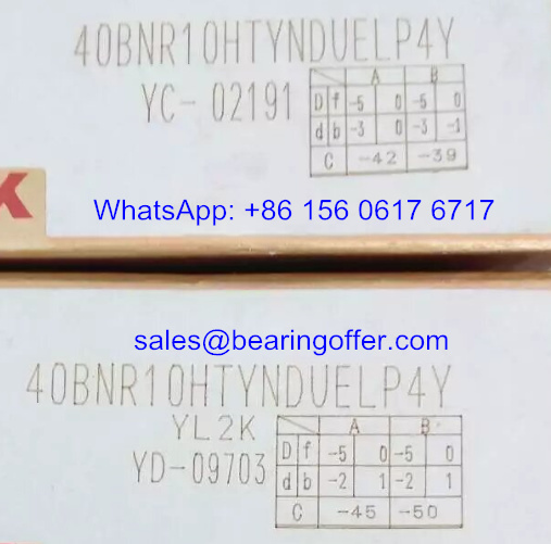 40BNR10HTYNDUELP4Y Spindle Bearing 40x68x15 Ball Bearing - Stock for Sale