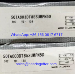 50TAC03DT85SUMPN5D Ball Screw Support Bearing 50x110x27 Ball Bearing 50TAC03 - Stock for Sale