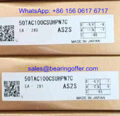 50TAC100CSUHPN7C Ball Screw Support Bearing 50*100*20 Ball Bearing - Stock for Sale