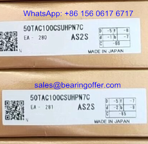 50TAC100CSUHPN7C Ball Screw Support Bearing 50*100*20 Ball Bearing - Stock for Sale