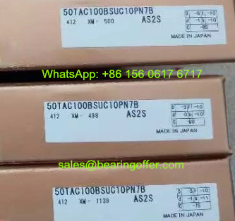 50TAC100BSUC10PN7B Ball Screw Support Bearing 50x100x20 Ball Bearing - Stock for Sale
