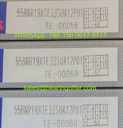 55BNR19XTE33SUA12P01 Spindle Bearing 55x80x13 Ball Bearing - Stock for Sale