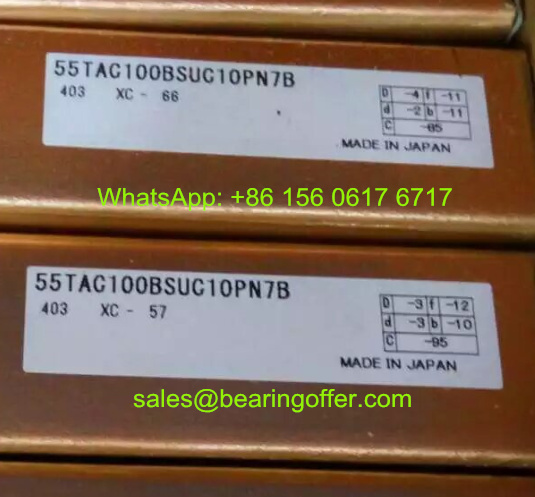 55TAC100BSUC10PN7B Ball Screw Support Bearing 55x100x20 Ball Bearing - Stock for Sale