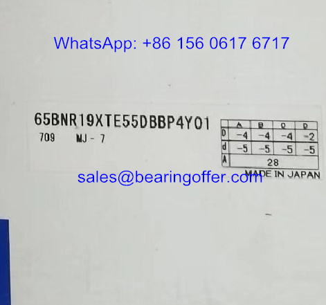 65BNR19XTE55DBBP4Y01 Spindle Bearing 65x90x13 Ball Bearing - Stock for Sale