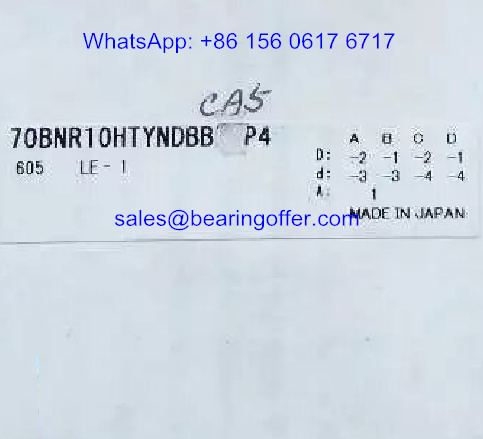 70BNR10HTYNDBBCA5P4 Spindle Bearing 70x110x20 Ball Bearing - Stock for Sale