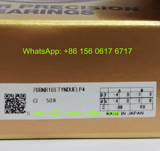 70BNR10ETYNDUELP4 Spindle Bearing 70*110*20 Ball Bearing - Stock for Sale