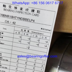 70BNR10HTYNDBBELP4 Spindle Bearing 70x110x20 Ball Bearing - Stock for Sale