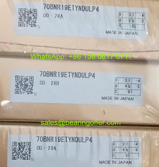 70BNR19ETYNDULP4 Spindle Bearing 70x100x16 Ball Bearing - Stock for Sale