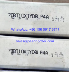70BT10XTYDBLP4A Spindle Bearing 70x110x36 Ball Bearing 70BT10X DBLP4A - Stock for Sale