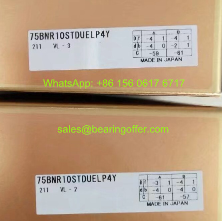 75BNR10STDUELP4Y Spindle Bearing 75x115x20 Ball Bearing - Stock for Sale