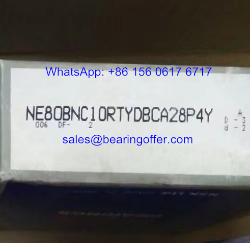 NE80BNC10RTYDBCA28P4Y Spindle Bearing 80x125x22 Ball Bearing NE80BNC10 - Stock for Sale