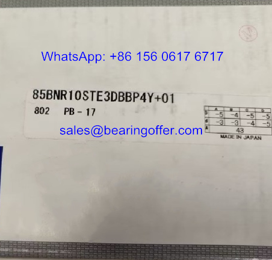 85BNR10STE3DBBP4Y+01 Spindle Bearing 85BNR10E3 Ball Bearing - Stock for Sale